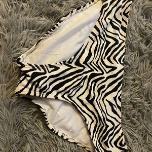 2 animal print bathing suit bottoms